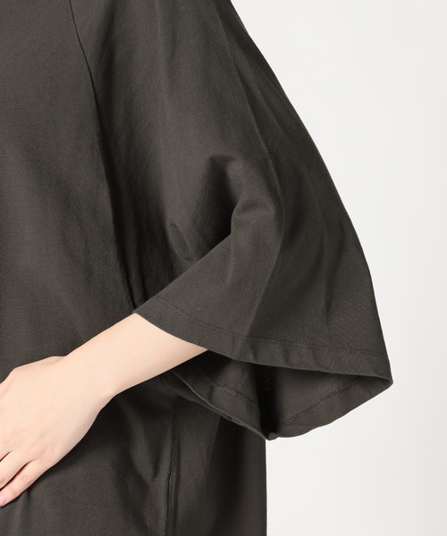 SLOBE IENA（スローブイエナ）の「強撚天竺BIGニュアンスプルオーバー【手洗い可能】◆（Tシャツ/カットソー・レディース・ブラック/ブラウン・FREE）」の20枚目の写真