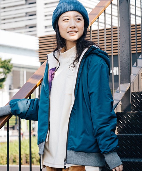 KRIFF MAYER Lady's Collection（クリフメイヤーレディースコレクション）の「もちのびハイネックロンT（Tシャツ/カットソー・レディース・ベージュ/カーキ/ナチュラル/カラフル/チャコール・MEDIUM/LARGE）」の17枚目の写真