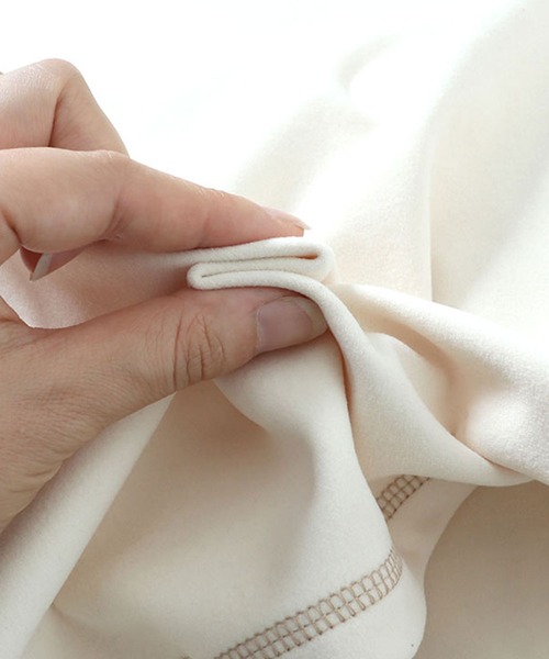 KRIFF MAYER Lady's Collection（クリフメイヤーレディースコレクション）の「もちのびハイネックロンT（Tシャツ/カットソー・レディース・ベージュ/カーキ/ナチュラル/カラフル/チャコール・MEDIUM/LARGE）」の22枚目の写真