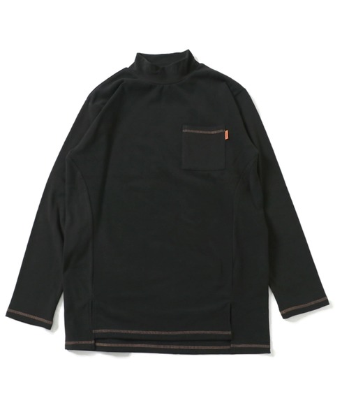 KRIFF MAYER Lady's Collection（クリフメイヤーレディースコレクション）の「もちのびハイネックロンT（Tシャツ/カットソー・レディース・ベージュ/カーキ/ナチュラル/カラフル/チャコール・MEDIUM/LARGE）」の9枚目の写真