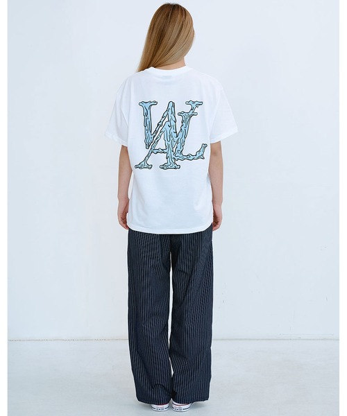 WOOALONG（ウアロン）の「『WOOALONG/ウアロン』Melting logo T