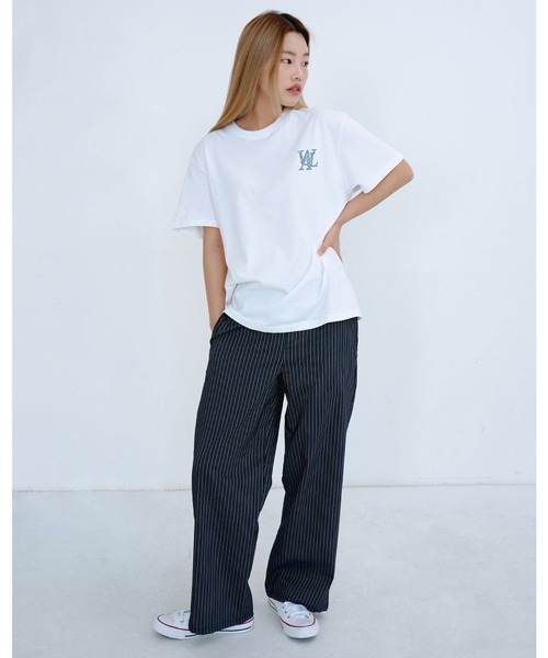 WOOALONG（ウアロン）の「『WOOALONG/ウアロン』Melting logo T