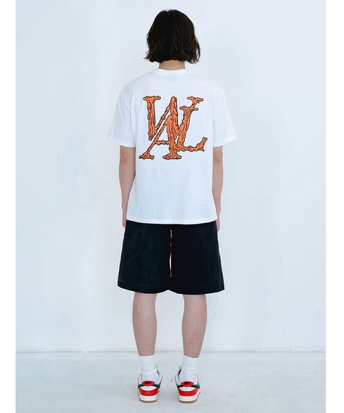 ノルディ★Melting Logo T SHIRT★メルティング ロゴ半袖Tシャツ WOOALONG（ウアロン）の「『WOOALONG/ウアロン』Melting logo T