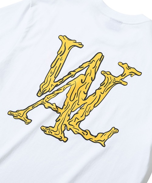 WOOALONG（ウアロン）の「『WOOALONG/ウアロン』Melting logo T