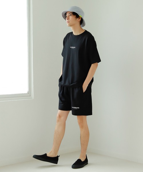 LAKOLE(ラコレ)の「プリントスウェットTシャツ / 214823(Tシャツ/カットソー・メンズ・ブラック/アイボリー/サックスブルー・MEDIUM/LARGE)」の4枚目の写真