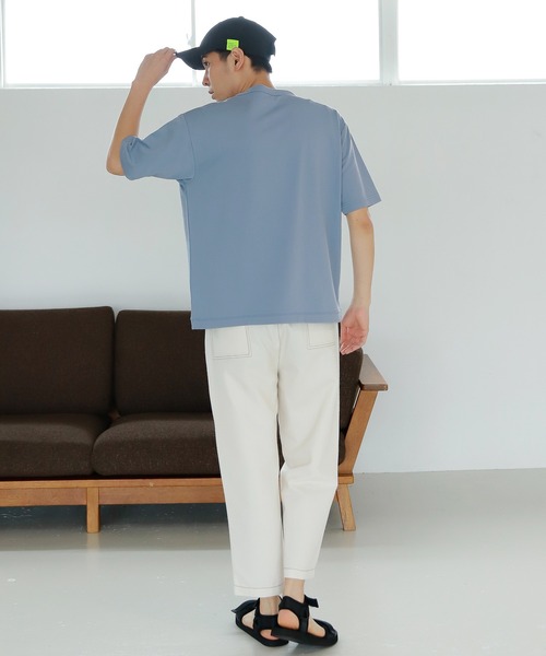 LAKOLE(ラコレ)の「プリントスウェットTシャツ / 214823(Tシャツ/カットソー・メンズ・ブラック/アイボリー/サックスブルー・MEDIUM/LARGE)」の12枚目の写真