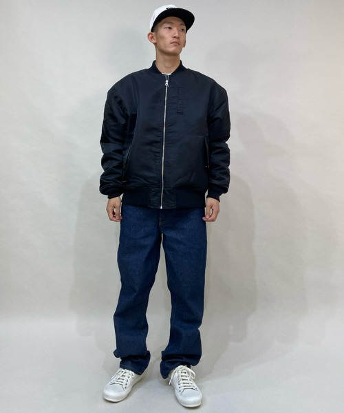 RVCA(ルーカ)の「RVCA/ルーカ リバーシブル ナイロンMA-1 BB042-766(MA-1・メンズ・ブラック/グリーン・S/M/L)」の13枚目の写真