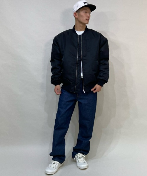 RVCA(ルーカ)の「RVCA/ルーカ リバーシブル ナイロンMA-1 BB042-766(MA-1・メンズ・ブラック/グリーン・S/M/L)」の15枚目の写真