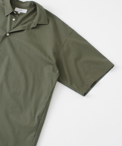 URBAN RESEARCH ROSSO MEN(アーバンリサーチロッソメン)の「『XLサイズあり』ECOVEROオーバー半袖シャツ(シャツ/ブラウス・メンズ・ブラック/グレー/カーキ・MEDIUM/LARGE/X-LARGE)」の16枚目の写真