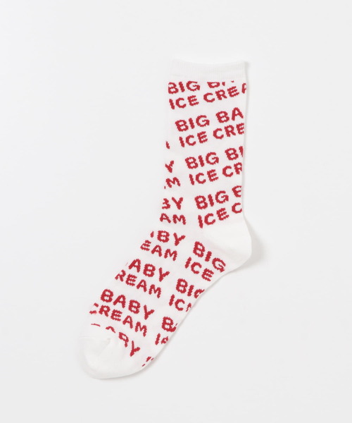 FREEMANS SPORTING CLUB(フリーマンズ スポーティング クラブ)の「FREEMANS SPORTING CLUB FSC×BBIC SOCKS(ソックス/靴下・メンズ・レッド・FREE)」の2枚目の写真