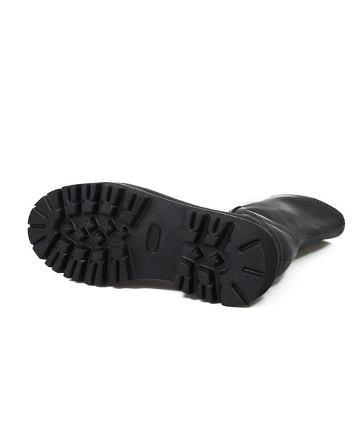 NOFALL（ノーフォール）の「トラックソールストレッチミドルビガーブーツ（ブーツ・レディース・ブラック/アイボリー・LL/3L/S/M/L）」の9枚目の写真