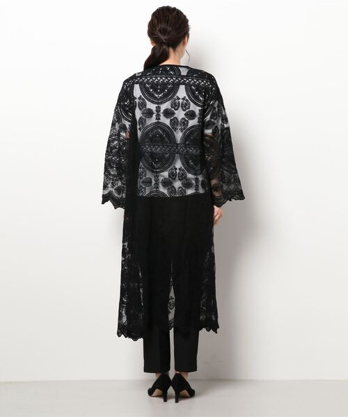 GeeRA(ジーラ)の「パネルレースガウン(ベスト・レディース・ブラック/オフホワイト・LARGE/MEDIUM)」の6枚目の写真