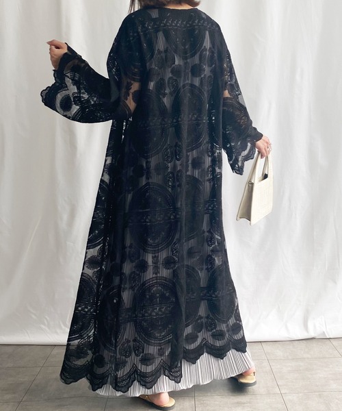 GeeRA(ジーラ)の「パネルレースガウン(ベスト・レディース・ブラック/オフホワイト・LARGE/MEDIUM)」の17枚目の写真