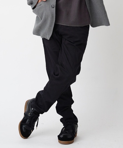 EGO TRIPPING(エゴトリッピング)の「mp9311-PINTUCK ZIP SWEATPANTS スウェットパンツ(スウェットパンツ・メンズ・サンドベージュ/ブラック・33/29/31)」の2枚目の写真