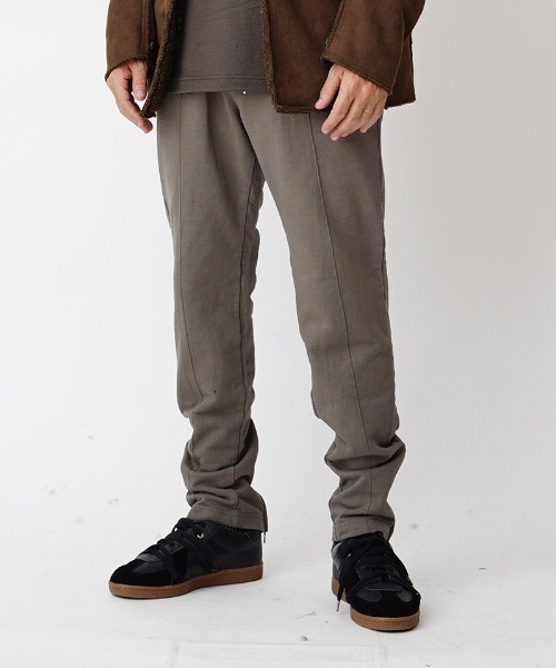 EGO TRIPPING(エゴトリッピング)の「mp9311-PINTUCK ZIP SWEATPANTS スウェットパンツ(スウェットパンツ・メンズ・サンドベージュ/ブラック・33/29/31)」の15枚目の写真