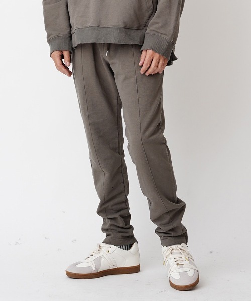 EGO TRIPPING(エゴトリッピング)の「mp9311-PINTUCK ZIP SWEATPANTS スウェットパンツ(スウェットパンツ・メンズ・サンドベージュ/ブラック・33/29/31)」の13枚目の写真