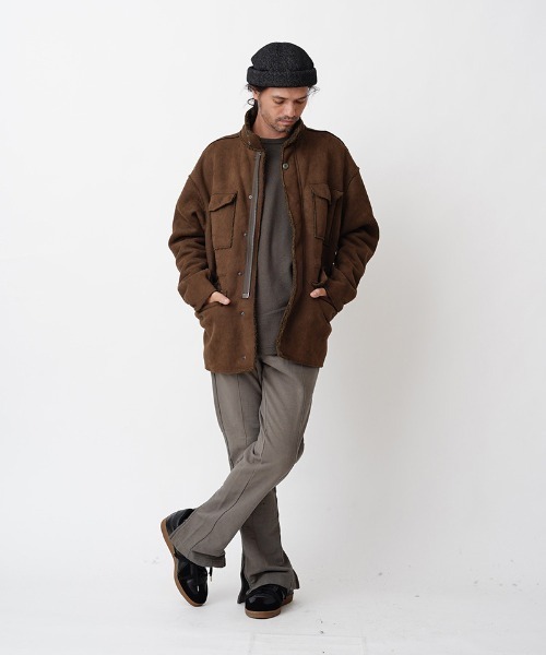 EGO TRIPPING(エゴトリッピング)の「mp9311-PINTUCK ZIP SWEATPANTS スウェットパンツ(スウェットパンツ・メンズ・サンドベージュ/ブラック・33/29/31)」の22枚目の写真