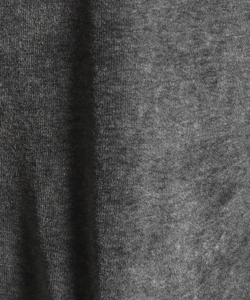MONSIEUR NICOLE（ムッシュニコル）の「【ex/tra】ベロア ハイブリッドフーディ（パーカー・メンズ・グレー/チャコールグレー・MEDIUM/LARGE/X-LARGE）」の8枚目の写真