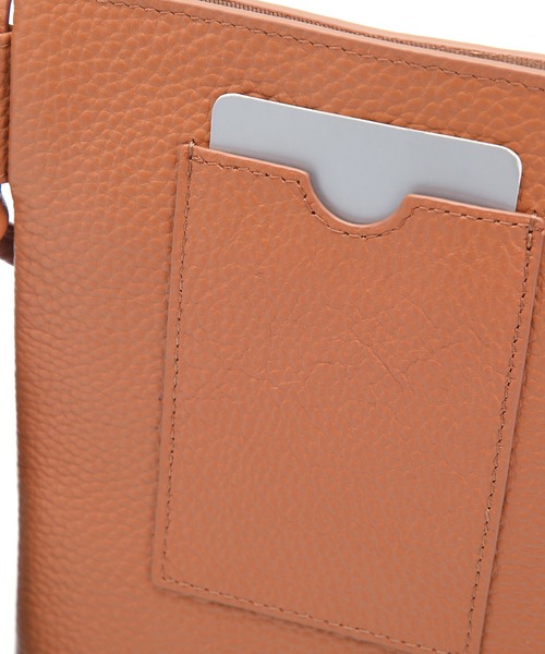 Ungrid（アングリッド）の「【Ungrid/アングリッド】牛革天然石ブローチタッセル　マルチポシェット（ショルダーバッグ・レディース・カーキ/ベージュ/グレー/ミント/ダークグリーン/ライトグリーン/ダークブルー/ターコイズブルー/ベージュ系その他/ブラック/オリーブ/ワイン/ピンク/キャメル/マスタード/アイボリー/ブルー系その他・FREE）」の20枚目の写真