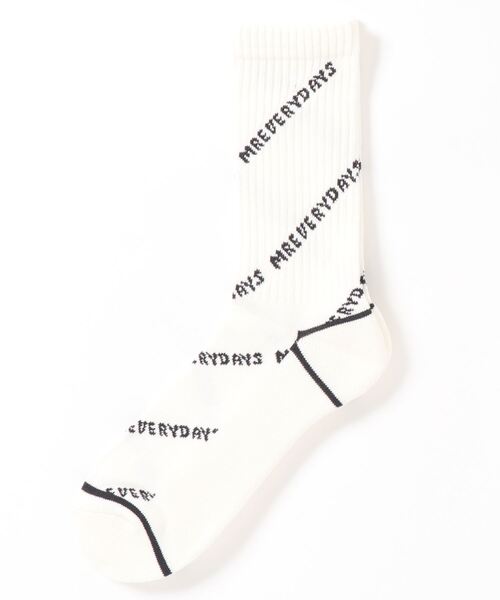 MR.EVERYDAY`S（ミスターエブリデイズ）の「MR.EVERYDAY’S ミスターエブリデイズ / ロングソックス 靴下 日本製ロゴソックス (MR.EVERYDAY'S) / MR-E101-105（ソックス/靴下・メンズ・ブラック/グリーン系その他/ホワイト/ピンク・FREE）」の13枚目の写真