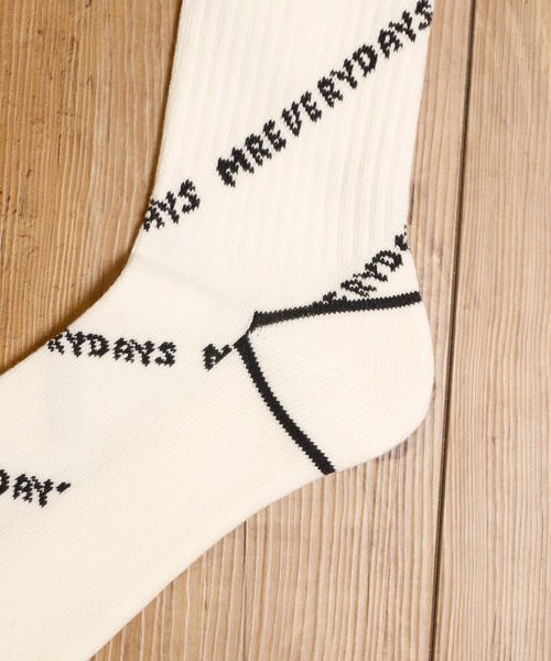 MR.EVERYDAY`S（ミスターエブリデイズ）の「MR.EVERYDAY’S ミスターエブリデイズ / ロングソックス 靴下 日本製ロゴソックス (MR.EVERYDAY'S) / MR-E101-105（ソックス/靴下・メンズ・ブラック/グリーン系その他/ホワイト/ピンク・FREE）」の11枚目の写真