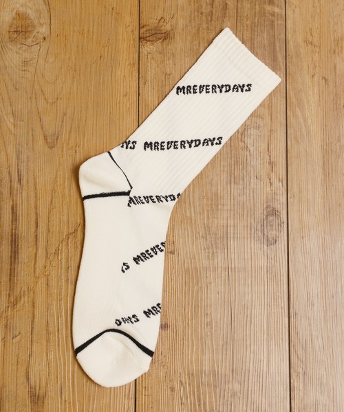 MR.EVERYDAY`S（ミスターエブリデイズ）の「MR.EVERYDAY’S ミスターエブリデイズ / ロングソックス 靴下 日本製ロゴソックス (MR.EVERYDAY'S) / MR-E101-105（ソックス/靴下・メンズ・ブラック/グリーン系その他/ホワイト/ピンク・FREE）」の12枚目の写真