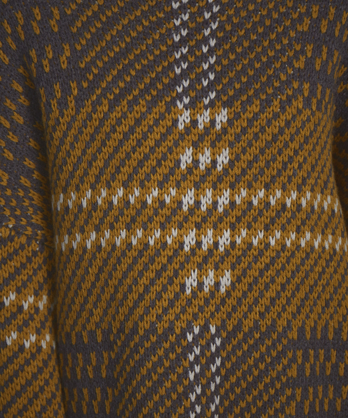 NOMINE(ノミネ)の「【展開店舗限定】ビッグチェックニット(ニット/セーター・レディース・ブラック/イエロー/グリーン・フリー)」の13枚目の写真