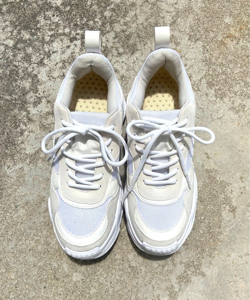 prose verse（プロズヴェール）の「《ZOZO・店舗限定》厚底ダッドスニーカー（スニーカー・レディース・ブラック/アイボリー・SMALL/MEDIUM/LARGE/LL）」の10枚目の写真