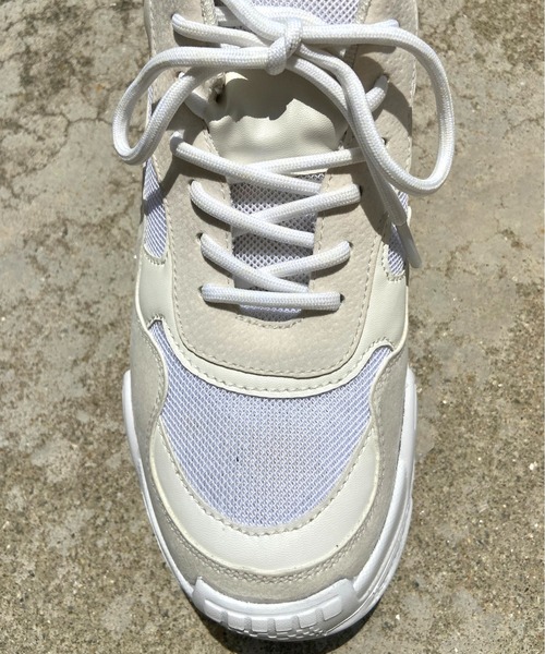 prose verse（プロズヴェール）の「《ZOZO・店舗限定》厚底ダッドスニーカー（スニーカー・レディース・ブラック/アイボリー・SMALL/MEDIUM/LARGE/LL）」の8枚目の写真