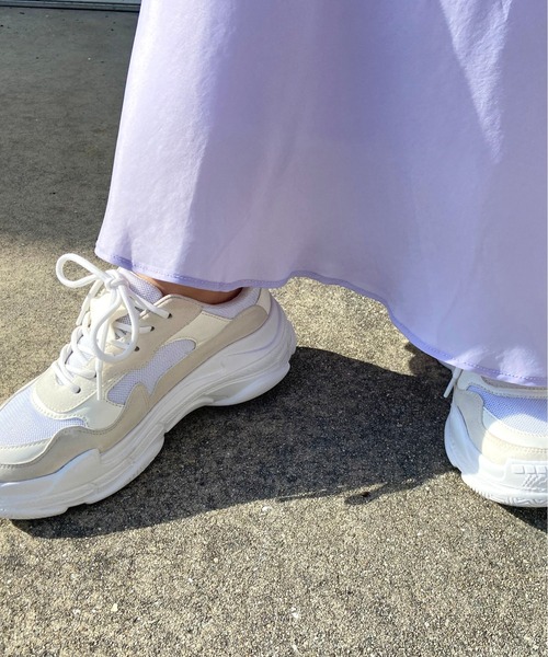 prose verse（プロズヴェール）の「《ZOZO・店舗限定》厚底ダッドスニーカー（スニーカー・レディース・ブラック/アイボリー・SMALL/MEDIUM/LARGE/LL）」の18枚目の写真
