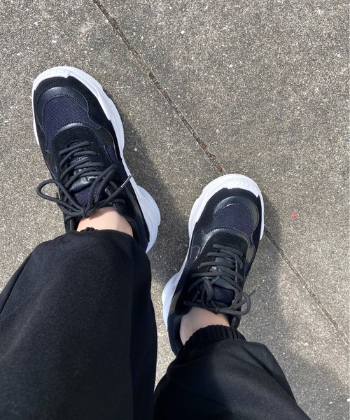 prose verse（プロズヴェール）の「《ZOZO・店舗限定》厚底ダッドスニーカー（スニーカー・レディース・ブラック/アイボリー・SMALL/MEDIUM/LARGE/LL）」の16枚目の写真