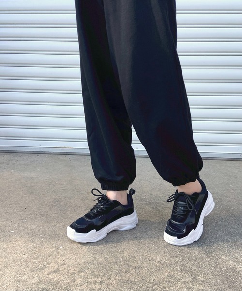 prose verse（プロズヴェール）の「《ZOZO・店舗限定》厚底ダッドスニーカー（スニーカー・レディース・ブラック/アイボリー・SMALL/MEDIUM/LARGE/LL）」の14枚目の写真