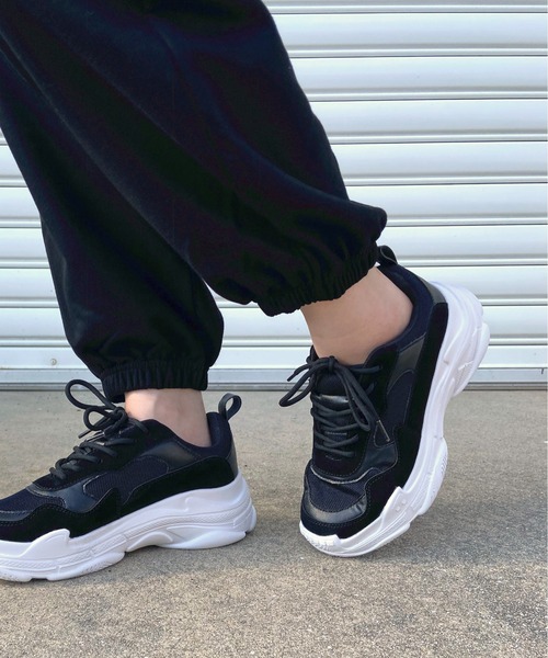 prose verse（プロズヴェール）の「《ZOZO・店舗限定》厚底ダッドスニーカー（スニーカー・レディース・ブラック/アイボリー・SMALL/MEDIUM/LARGE/LL）」の21枚目の写真