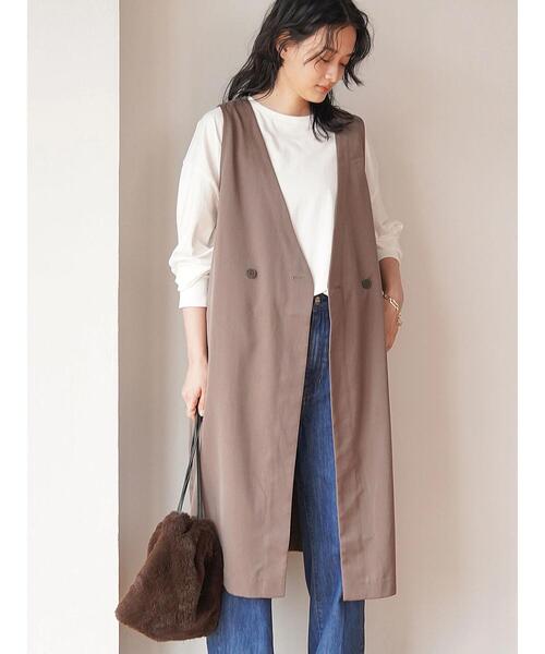 AMERICAN HOLIC(アメリカンホリック)の「ジレベスト(ベスト・レディース・ブラック/モカ・FREE)」の17枚目の写真