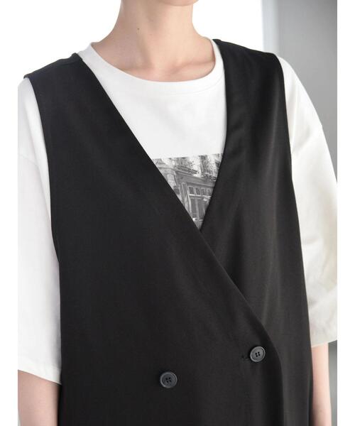 AMERICAN HOLIC(アメリカンホリック)の「ジレベスト(ベスト・レディース・ブラック/モカ・FREE)」の13枚目の写真