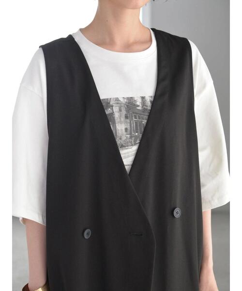 AMERICAN HOLIC(アメリカンホリック)の「ジレベスト(ベスト・レディース・ブラック/モカ・FREE)」の14枚目の写真