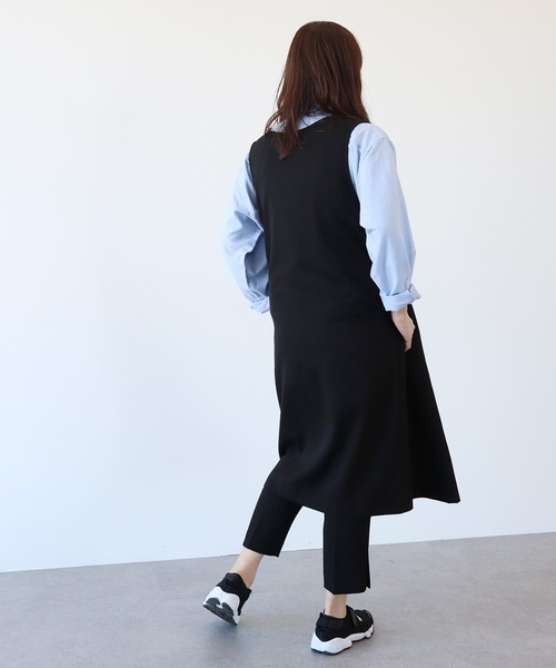 AMERICAN HOLIC(アメリカンホリック)の「ジレベスト(ベスト・レディース・ブラック/モカ・FREE)」の5枚目の写真