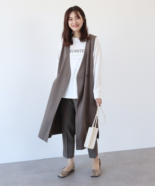 AMERICAN HOLIC(アメリカンホリック)の「ジレベスト(ベスト・レディース・ブラック/モカ・FREE)」の9枚目の写真