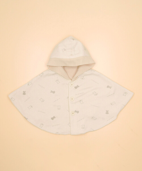 COMME CA ISM(コムサイズム)の「耳付き リバーシブルマント(60-80cm)(その他ベビー用品・キッズ・ベージュ/ピンク/ネイビー・60-80cm)」の19枚目の写真
