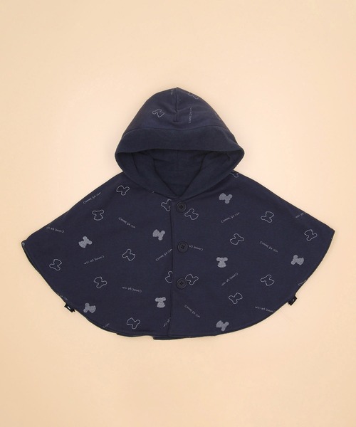 COMME CA ISM(コムサイズム)の「耳付き リバーシブルマント(60-80cm)(その他ベビー用品・キッズ・ベージュ/ピンク/ネイビー・60-80cm)」の15枚目の写真