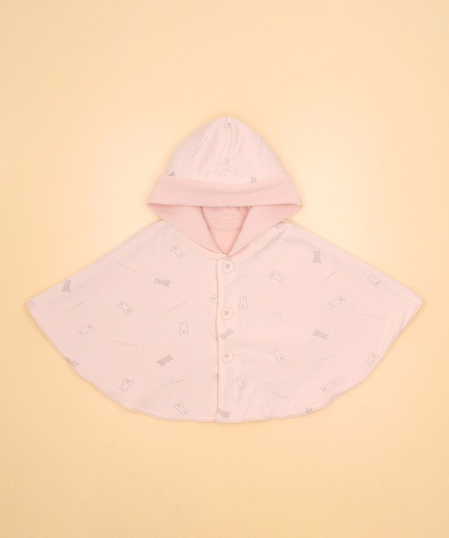COMME CA ISM(コムサイズム)の「耳付き リバーシブルマント(60-80cm)(その他ベビー用品・キッズ・ベージュ/ピンク/ネイビー・60-80cm)」の17枚目の写真