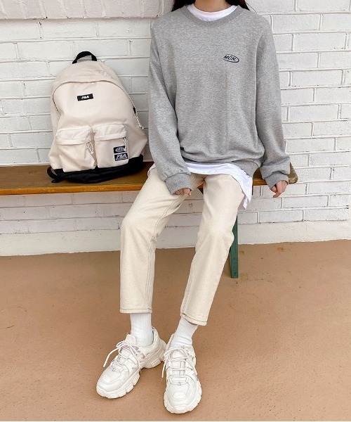 SONA（ソナ）の「SONYUNARA MCNロゴプリントトレーナー（スウェット・レディース・ライトブルー/ブラック/グレー・FREE）」の9枚目の写真