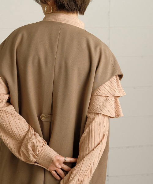 Bab（バブ）の「【WEB限定】カラーレスベスト / セットアップ（ベスト・レディース・ベージュ/ブラウン/カーキ・M）」の15枚目の写真