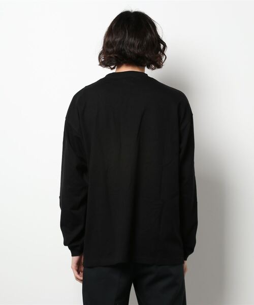 AOZORA(アオゾラ)の「AOZORA/アオゾラ 花刺繍 ロングTEE(Tシャツ/カットソー・メンズ・ブラック/ホワイト・LARGE/X-LARGE/MEDIUM)」の8枚目の写真