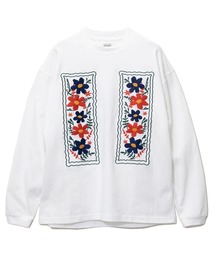 AOZORA/アオゾラ　花刺繍 ロングTEE