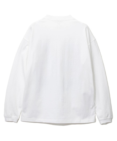 AOZORA(アオゾラ)の「AOZORA/アオゾラ 花刺繍 ロングTEE(Tシャツ/カットソー・メンズ・ブラック/ホワイト・LARGE/X-LARGE/MEDIUM)」の6枚目の写真