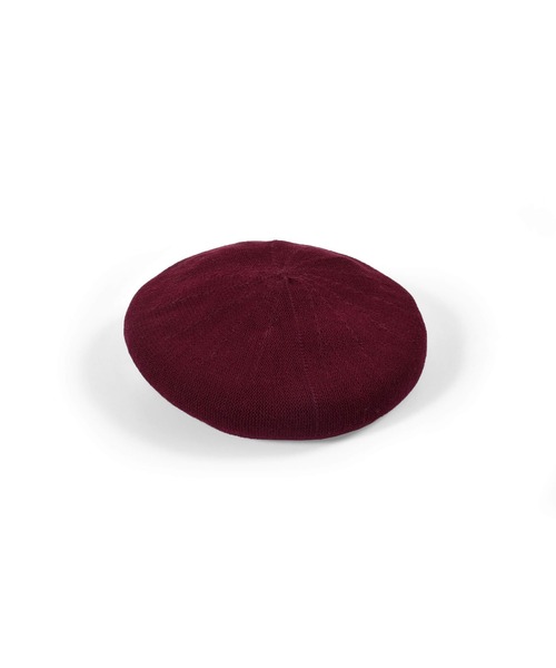 BeBe（ベベ）の「BeBe/ユニセックスBeBeロゴプレートニットベレー帽(50~56cm)（ハンチング/ベレー帽・キッズ・エンジ/ブラック・LARGE/MEDIUM）」の14枚目の写真