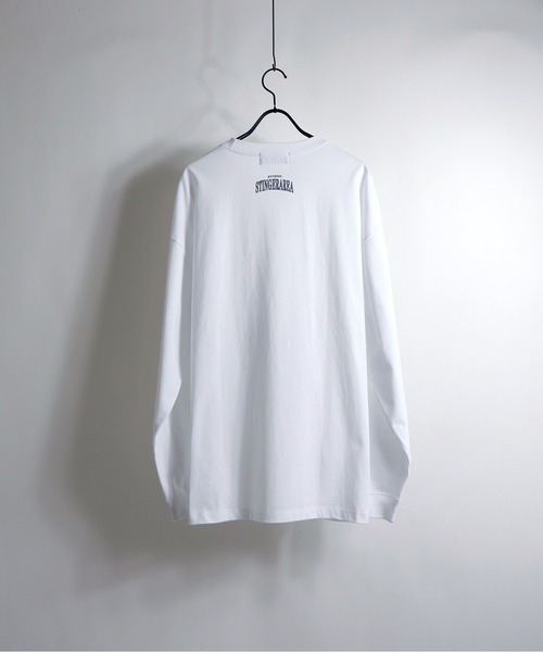 ILL'S(イルズ)の「ILL'S / イルズ ファイヤー / イーグル プリントビッグロンT(Tシャツ/カットソー・メンズ・ホワイト/ホワイト系その他/ブラック/ブラック系その他/チャコールグレー/ブルー・M/L)」の15枚目の写真