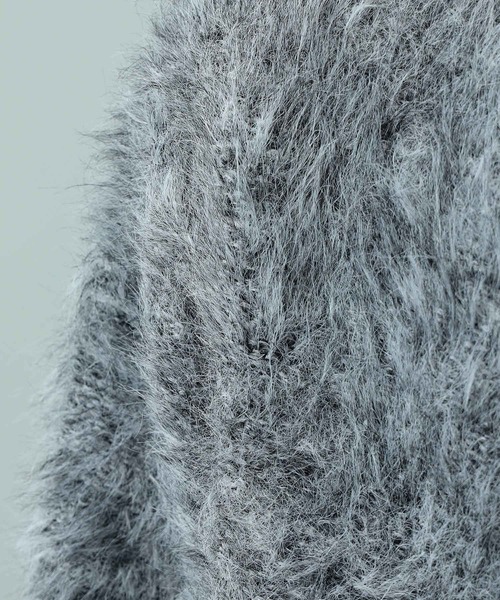 International Gallery BEAMS（インターナショナルギャラリービームス）の「IG / シャギーニット カーディガン（カーディガン/ボレロ・メンズ・ネイビー・MEDIUM）」の19枚目の写真