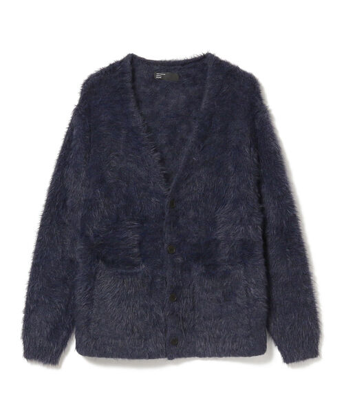 International Gallery BEAMS（インターナショナルギャラリービームス）の「IG / シャギーニット カーディガン（カーディガン/ボレロ・メンズ・ネイビー・MEDIUM）」の21枚目の写真